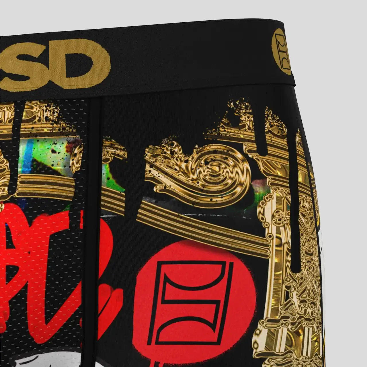 PSD Finger Drip 7" Boxer Briefs Breathable MicroMesh Stretch Fit