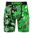 PSD Lucky Paisley 7" Boxer Briefs Breathable MicroMesh Stretch Fit