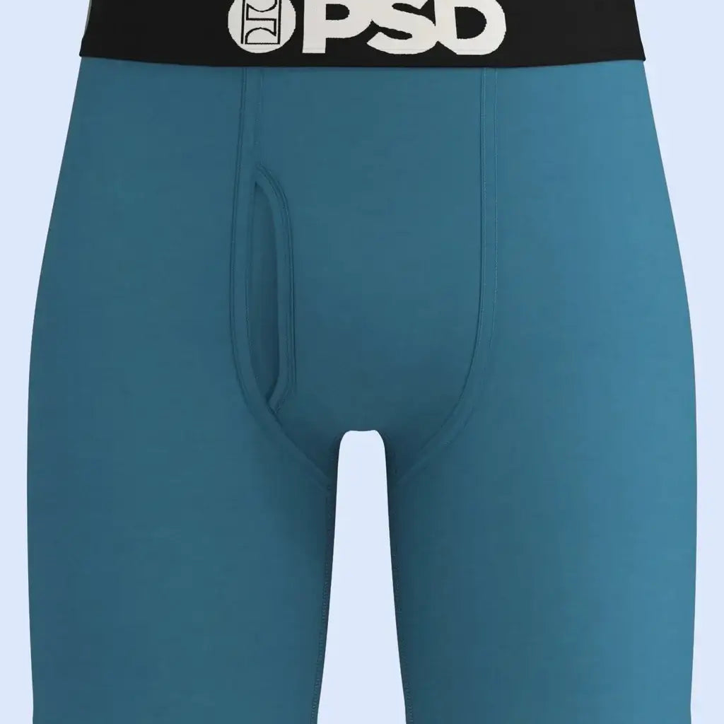 PSD Luxe Modal 7" Boxer Briefs – Teal Solid, Soft Breathable Comfort Fit