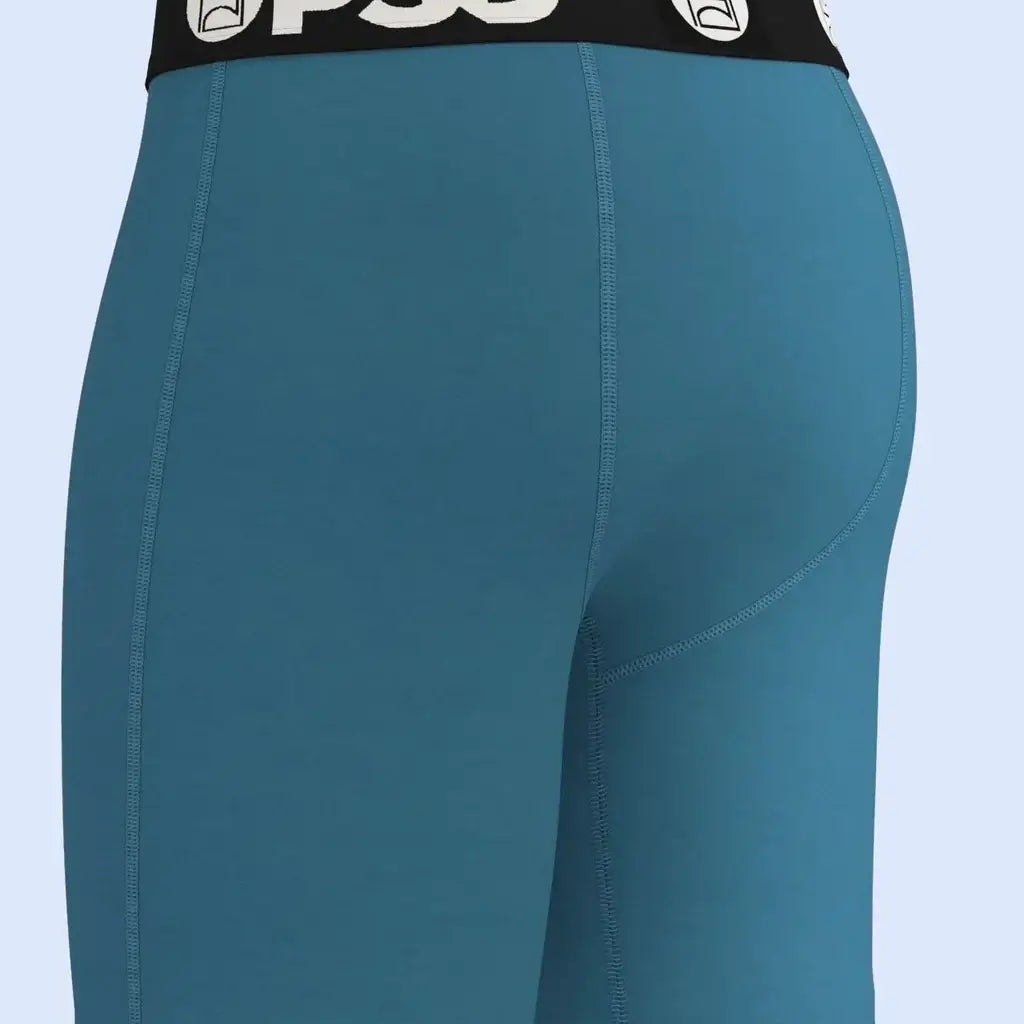 PSD Luxe Modal 7" Boxer Briefs – Teal Solid, Soft Breathable Comfort Fit