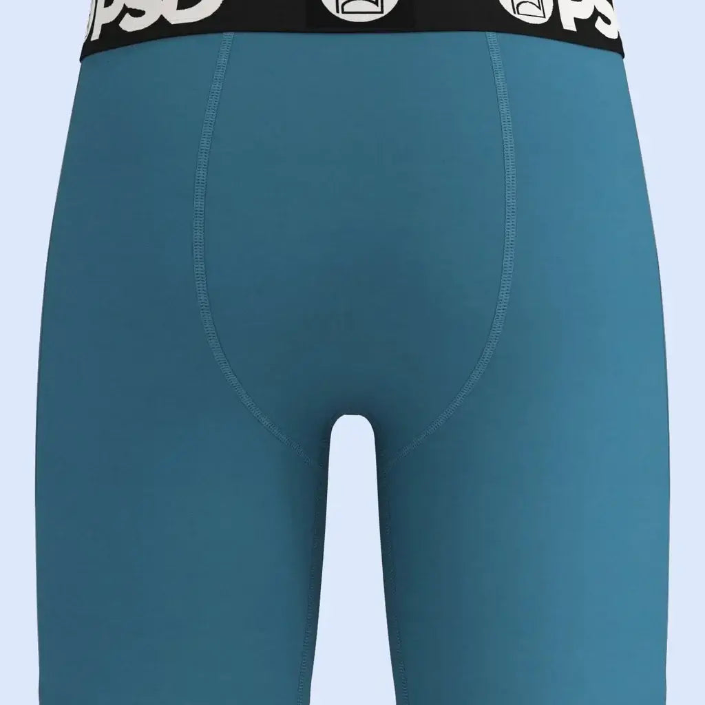 PSD Luxe Modal 7" Boxer Briefs – Teal Solid, Soft Breathable Comfort Fit