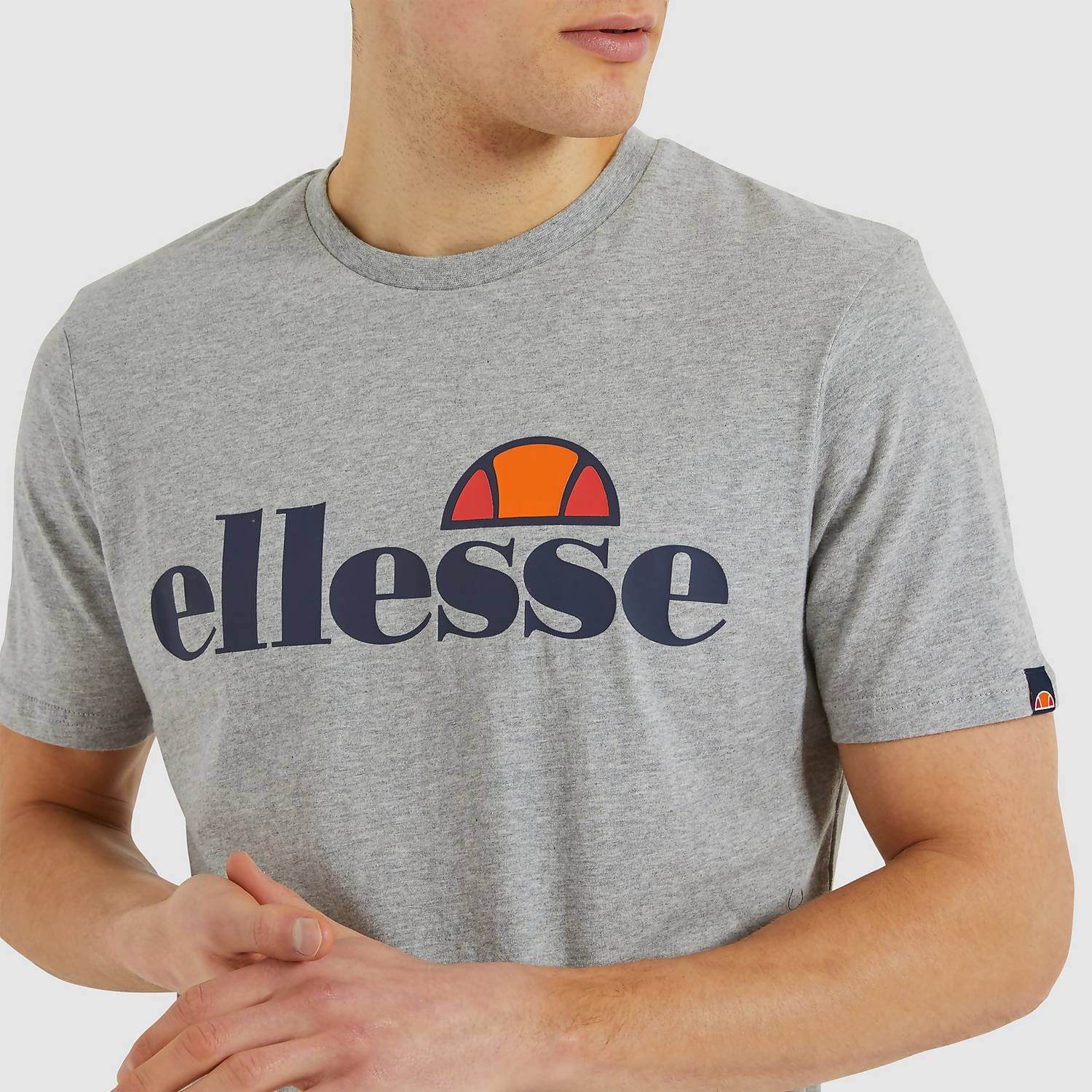 Ellesse Men's SL Prado T-Shirt Grey Marl