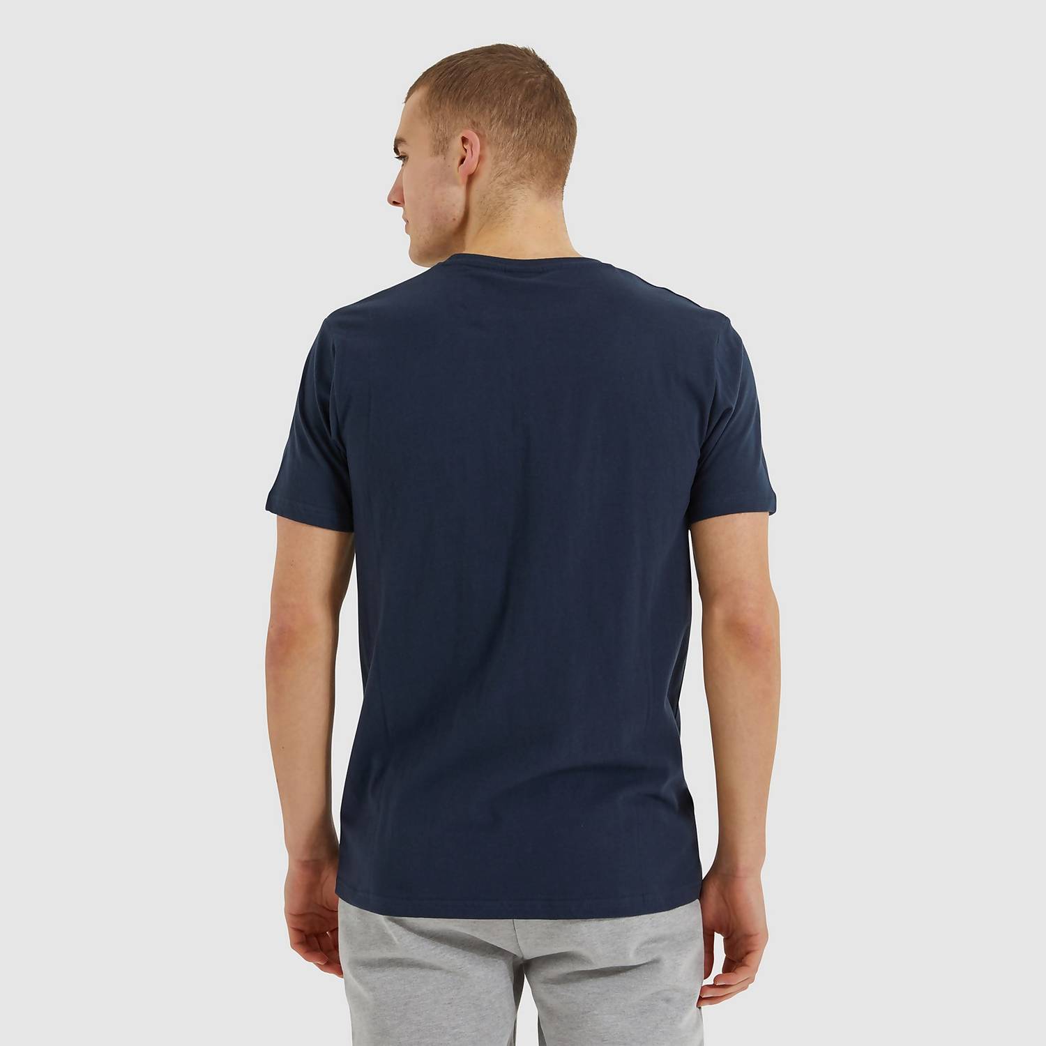 Ellesse SL Prado T-Shirt for Men – Navy, Classic Fit, 100% Cotton, Retro Logo Print