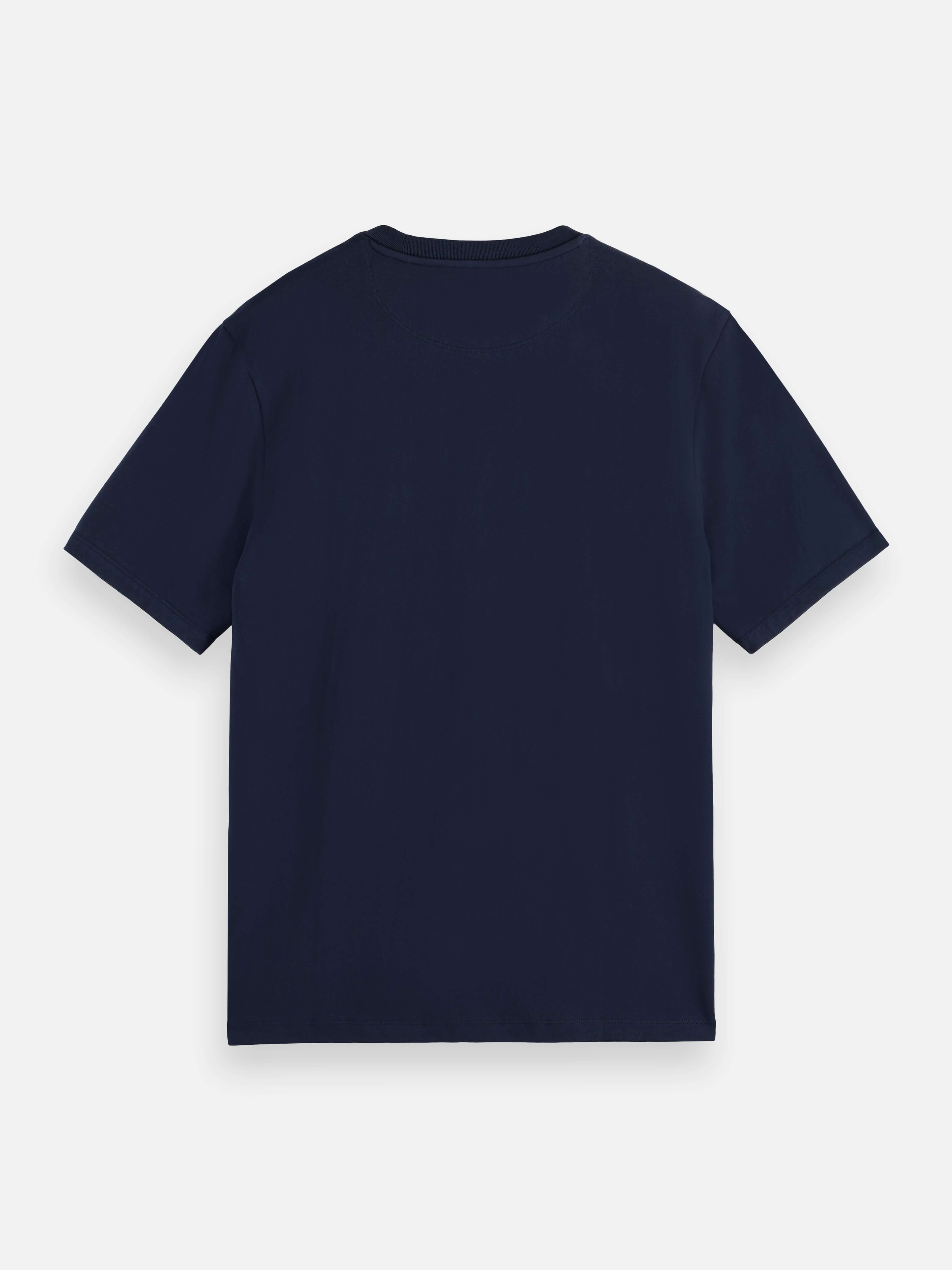 Scotch & Soda CORE Logo T-Shirt in Navy – 100% Cotton, Crewneck, Short Sleeve