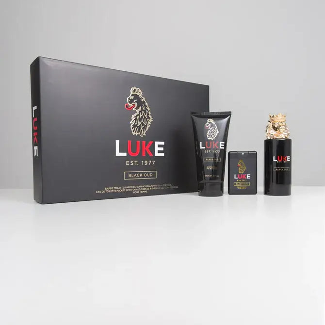 Luke Fragrance and Shower Gel Gift Set - Black OUD