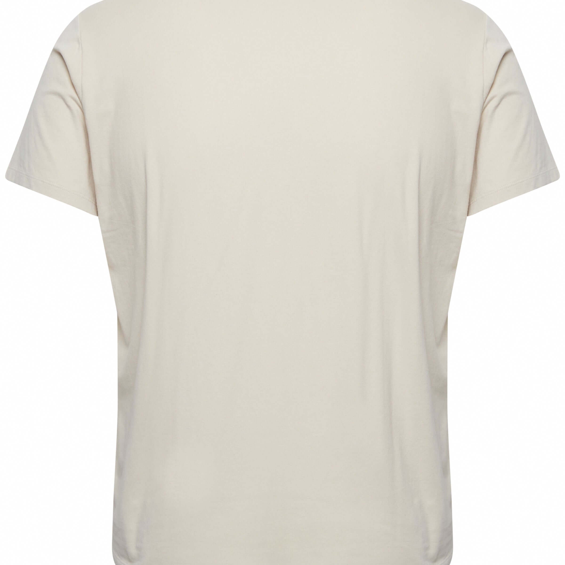 Blend BHDINTON Logo Tee - Crew Neck, Oyster Grey