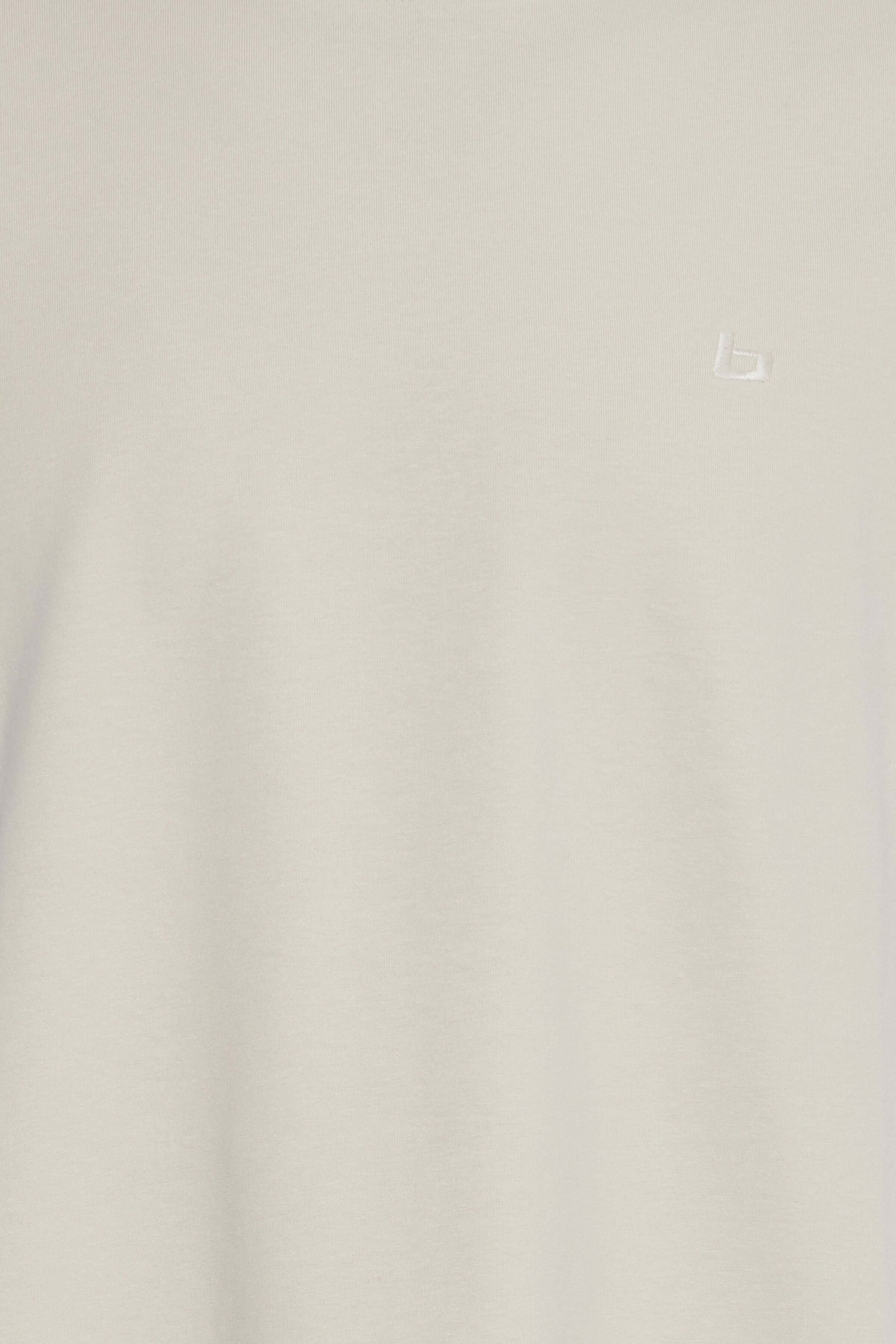 Blend BHDINTON Logo Tee - Crew Neck, Oyster Grey