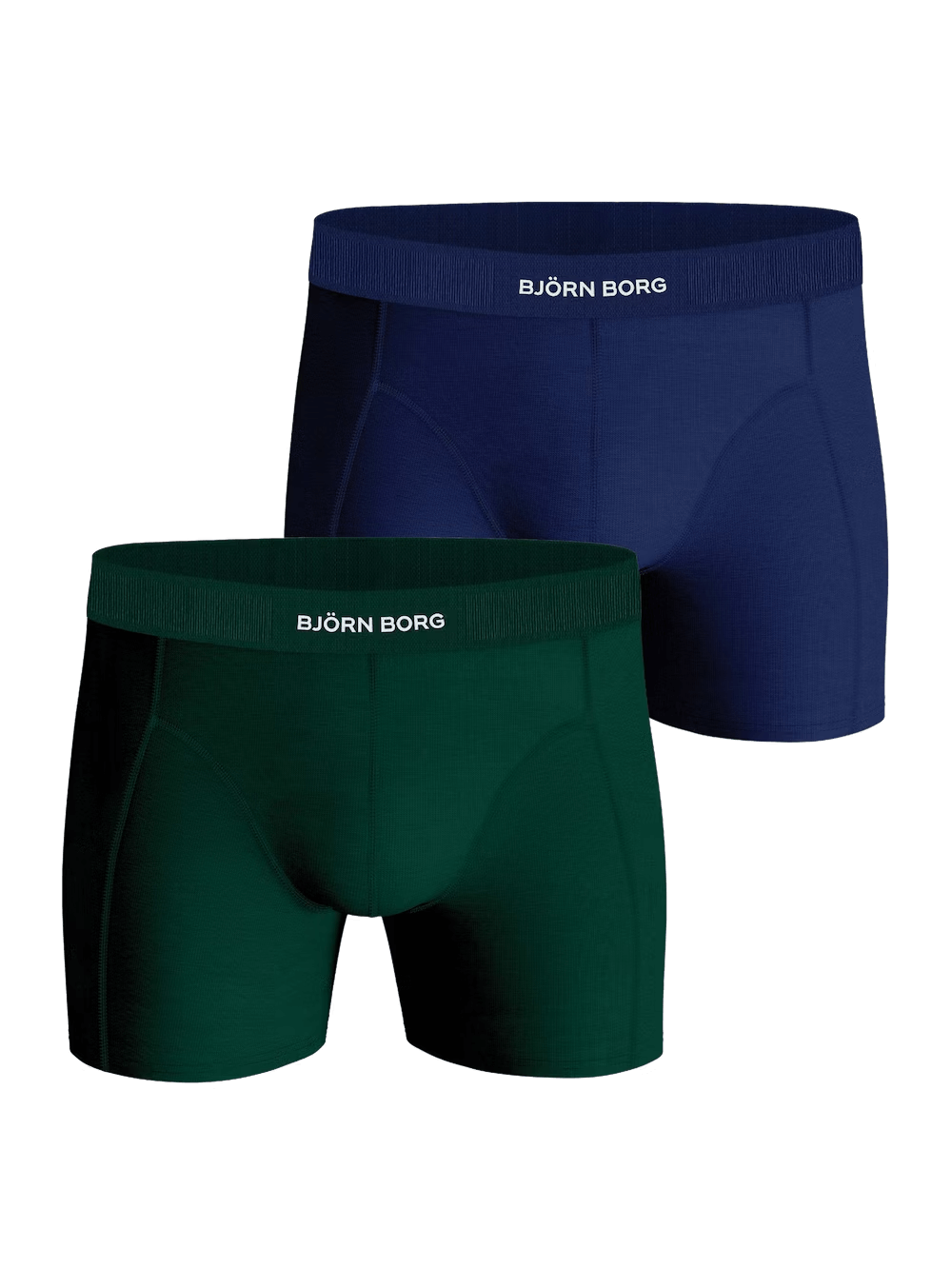 Bjorn Borg Lyocell Boxer 2 Pack - Green/Navy Blue