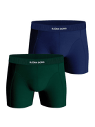 Bjorn Borg Lyocell Boxer 2 Pack - Green/Navy Blue