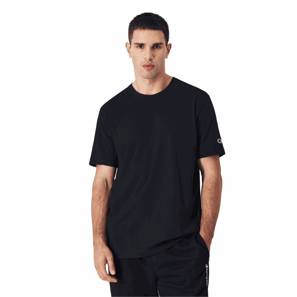 Champion Pack of 2 T-Shirts with Short Sleeves - Black