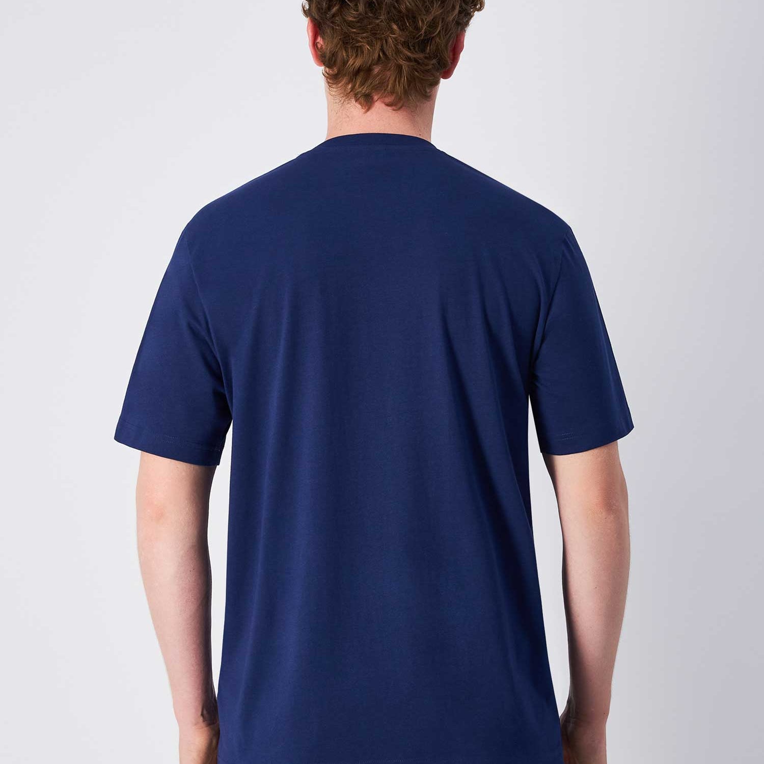 Champion Big Tonal Cotton T-Shirt - Navy