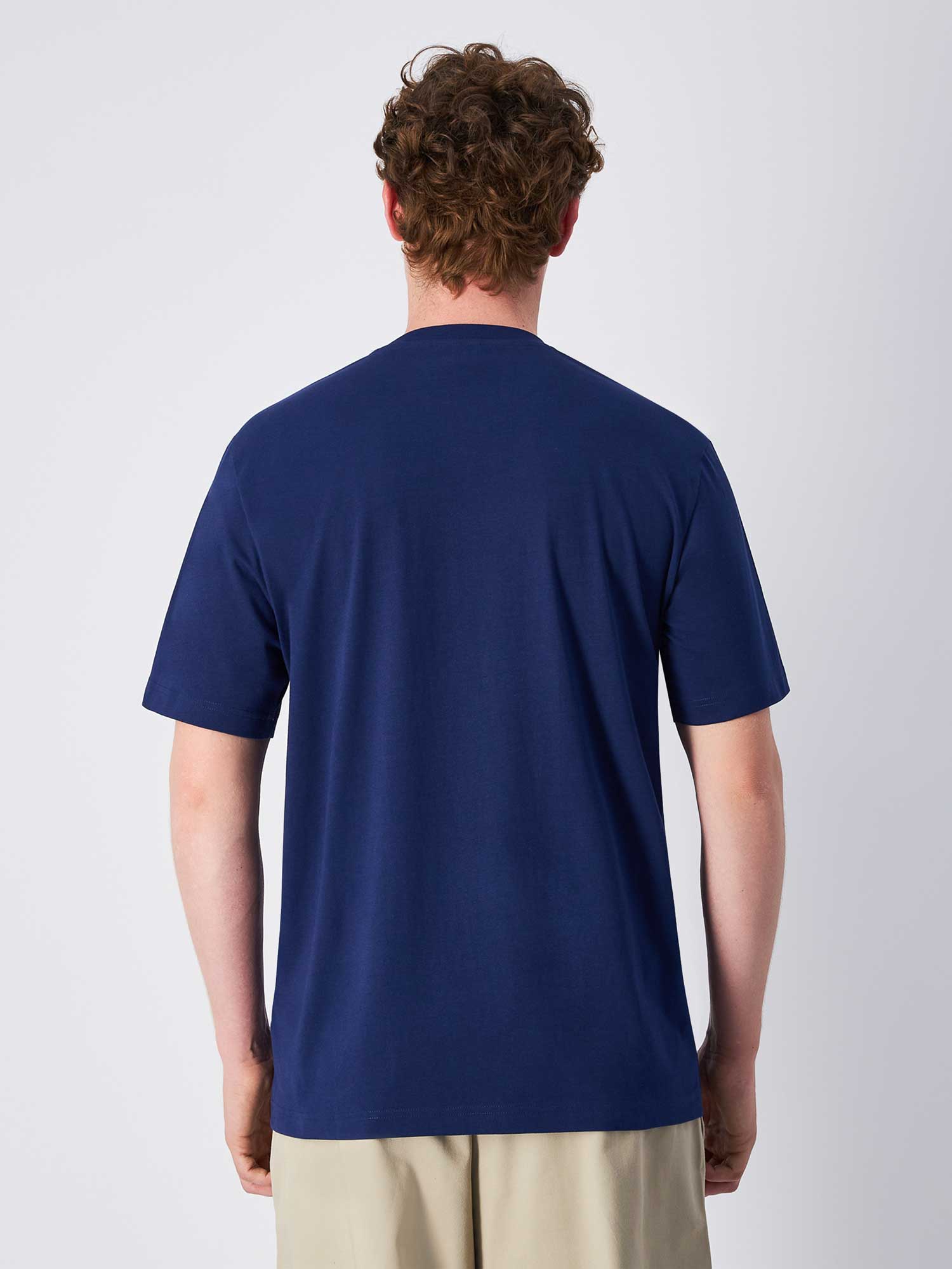 Champion Big Tonal Cotton T-Shirt - Navy
