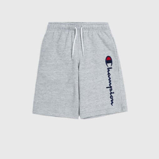 Champion Big Logo French Terry Shorts - Grey