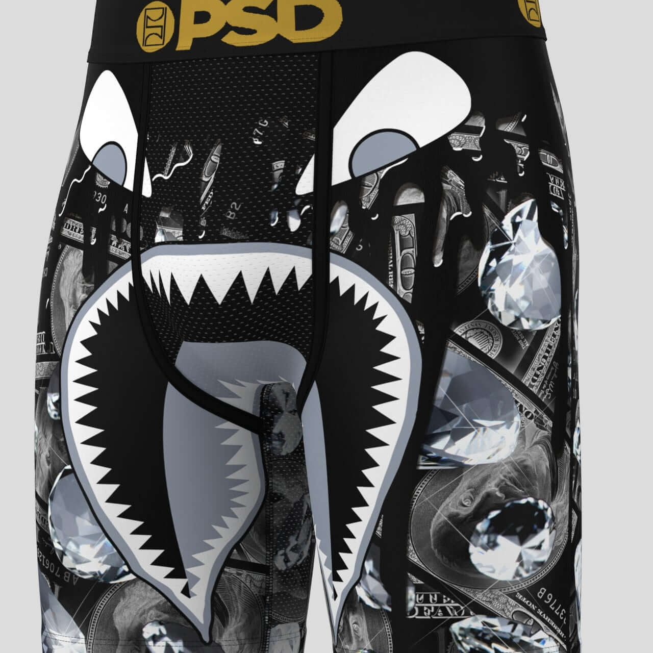 PSD Underwear Warface Black Diamond 7" Boxer Briefs