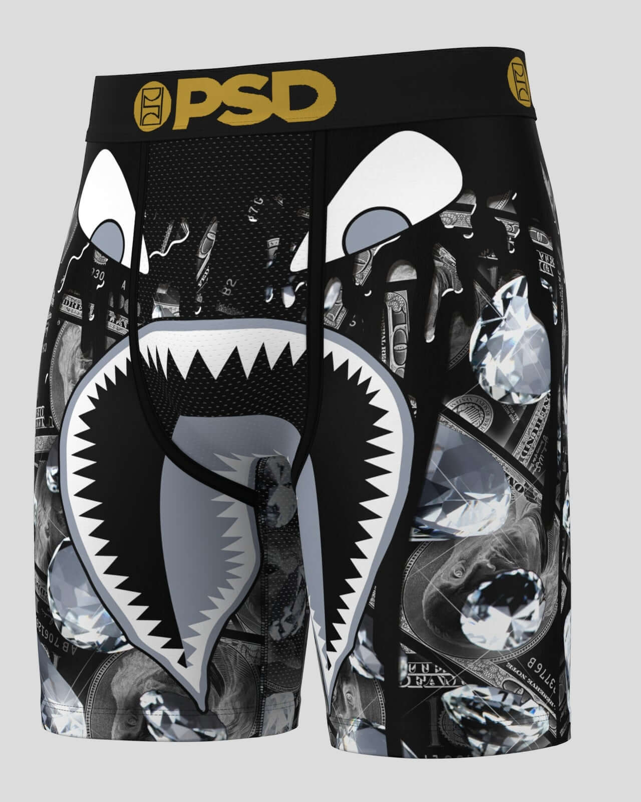 PSD Underwear Warface Black Diamond 7" Boxer Briefs