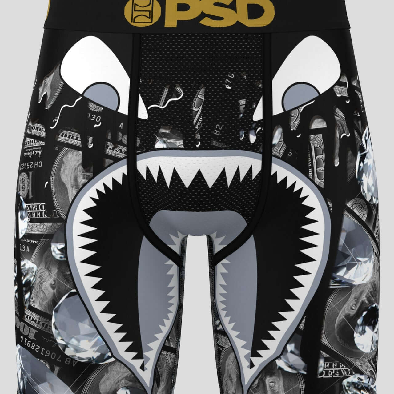 PSD Underwear Warface Black Diamond 7" Boxer Briefs