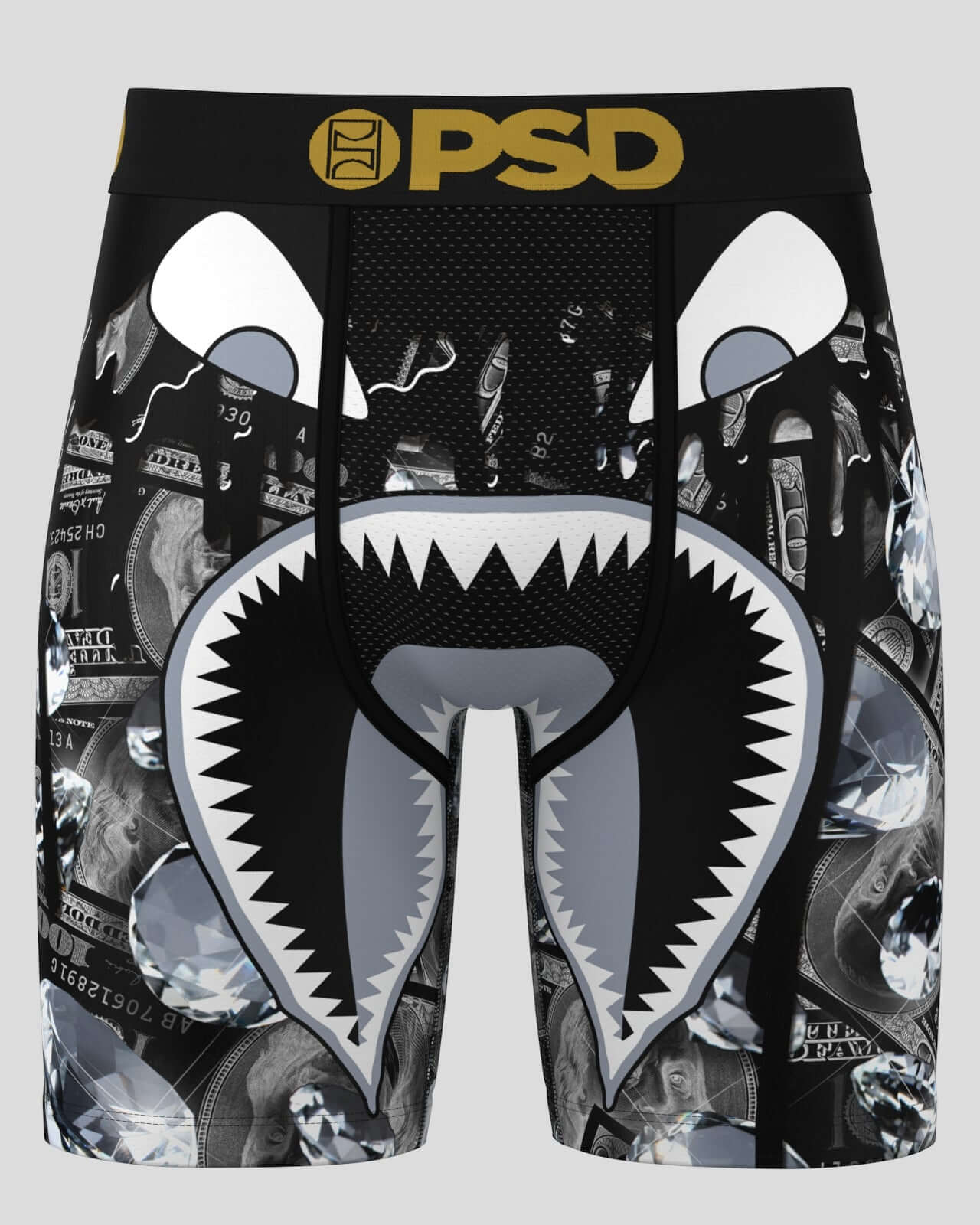 PSD Underwear Warface Black Diamond 7" Boxer Briefs