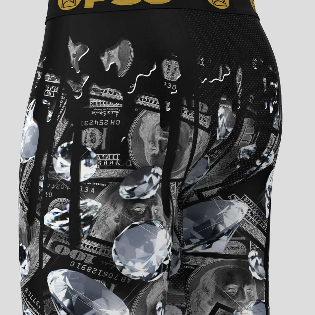 PSD Underwear Warface Black Diamond 7" Boxer Briefs