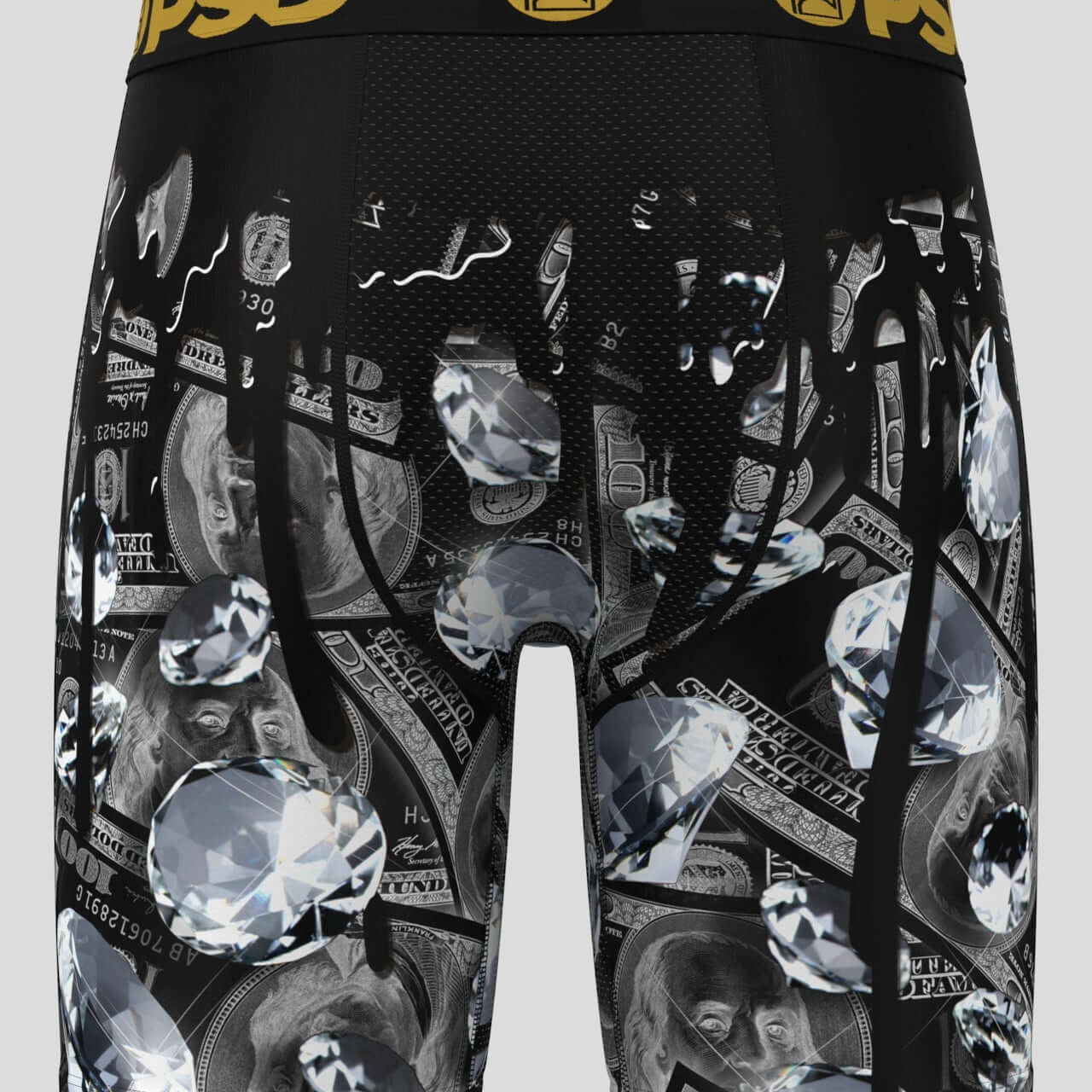 PSD Underwear Warface Black Diamond 7" Boxer Briefs