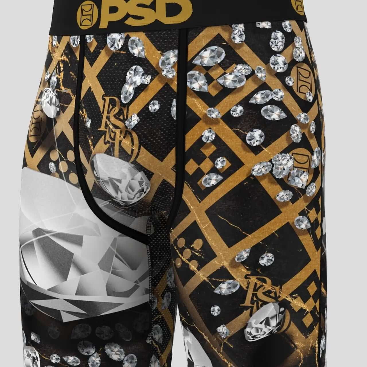 PSD Sports Underwear Deluxe, Standard Length 7" Boxer Briefs