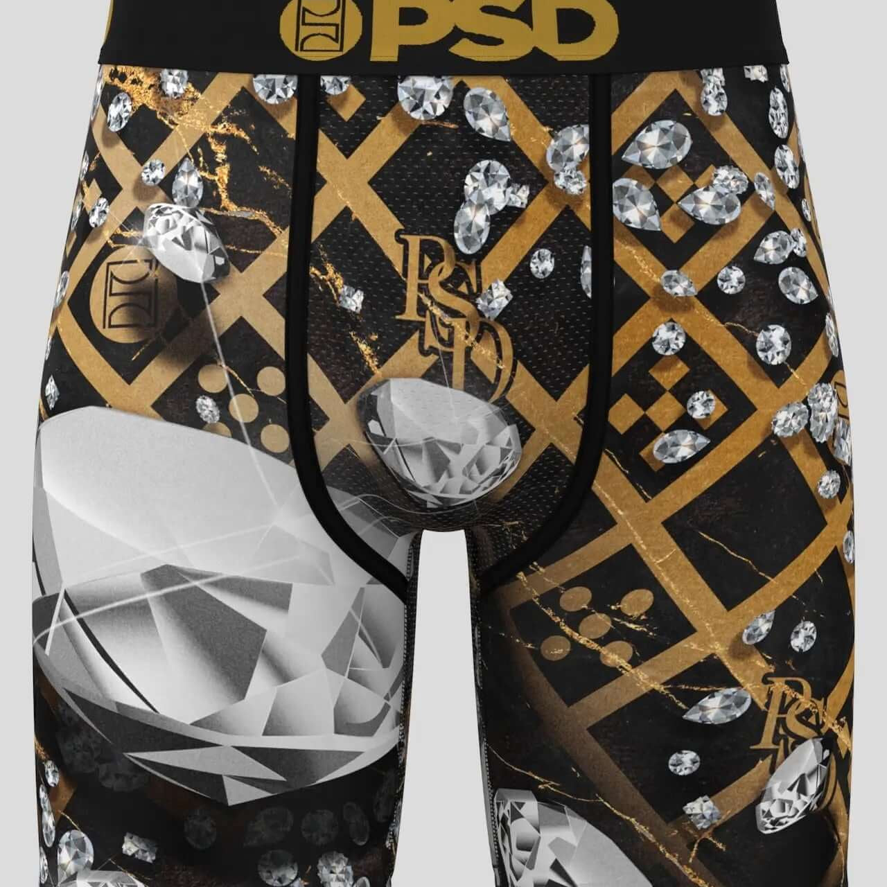 PSD Sports Underwear Deluxe, Standard Length 7" Boxer Briefs