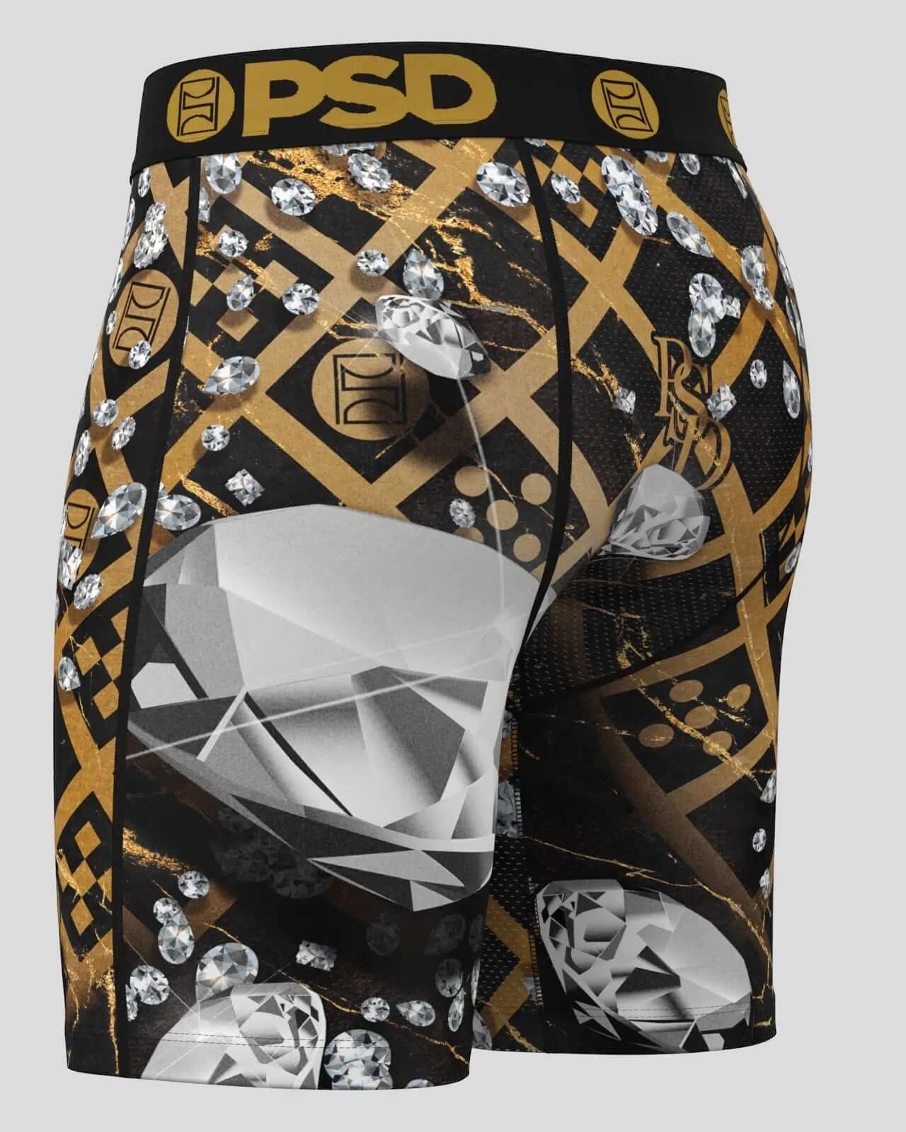 PSD Sports Underwear Deluxe, Standard Length 7" Boxer Briefs