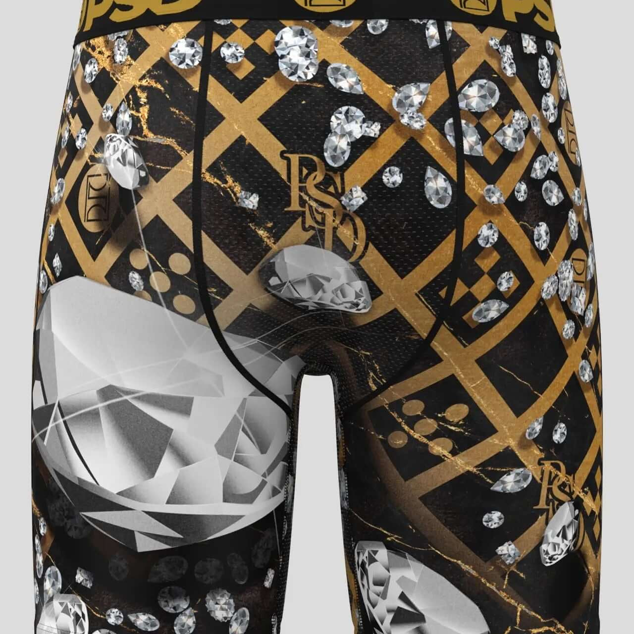PSD Sports Underwear Deluxe, Standard Length 7" Boxer Briefs