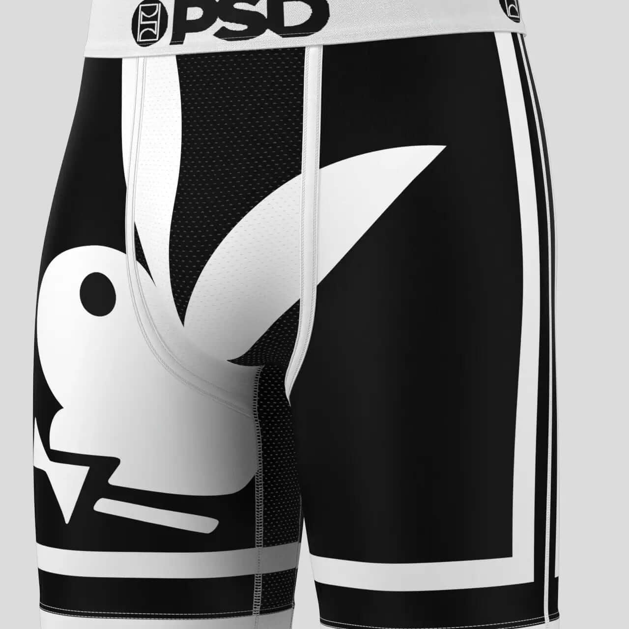 PSD Underwear Men's 3 Pack - Playboy Essentials 7" Boxer Briefs