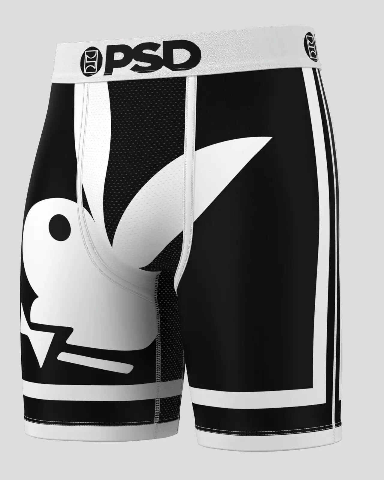 PSD Underwear Men's 3 Pack - Playboy Essentials 7" Boxer Briefs
