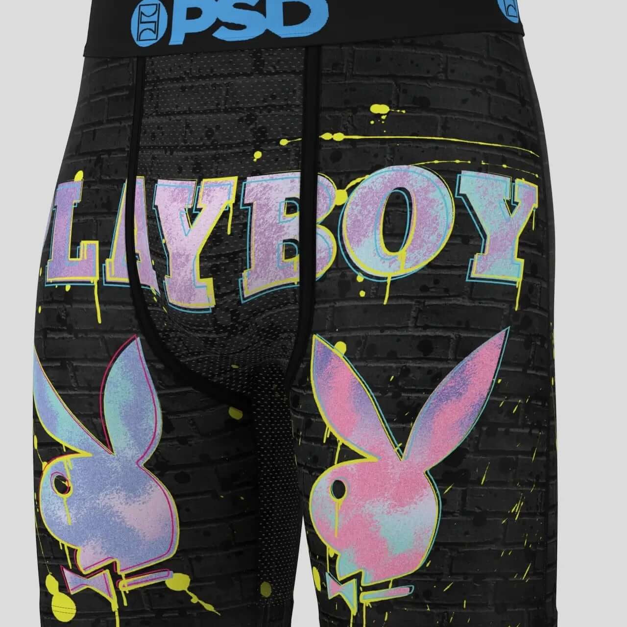 PSD Underwear Men's 3 Pack - Playboy Essentials 7" Boxer Briefs