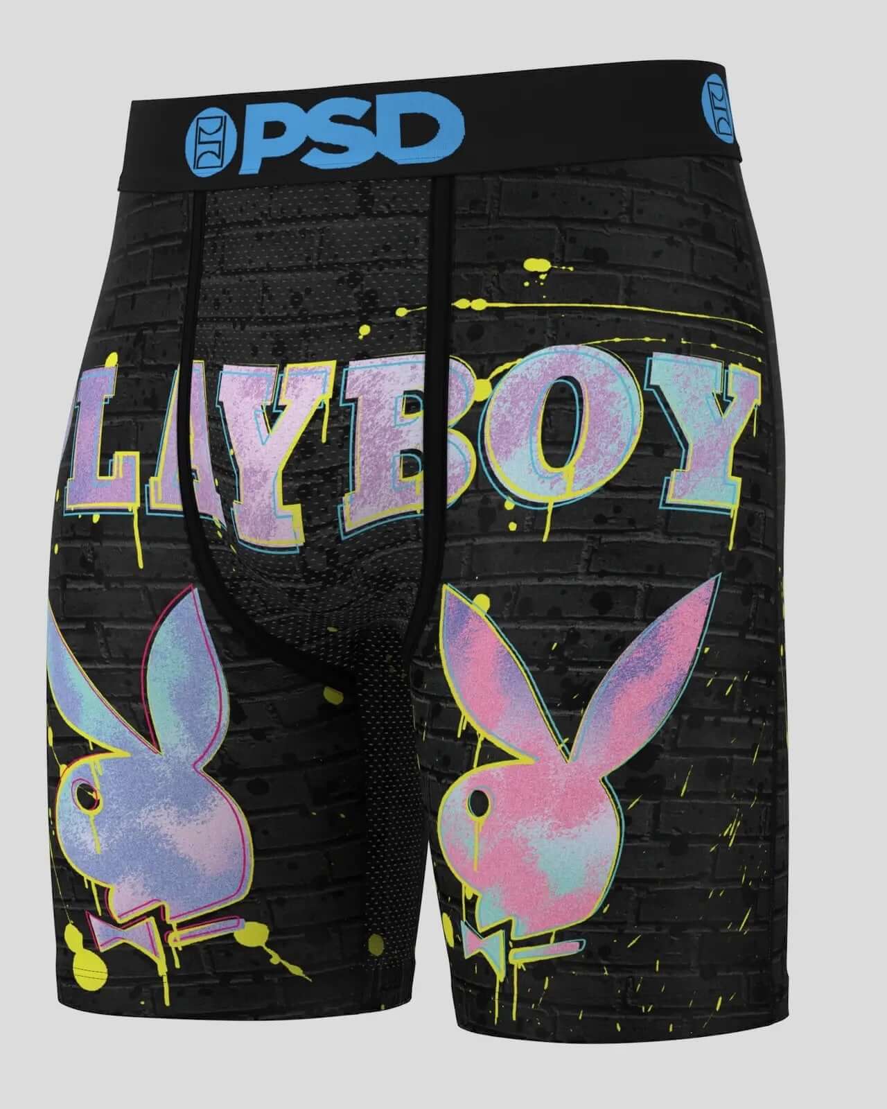 PSD Underwear Men's 3 Pack - Playboy Essentials 7" Boxer Briefs