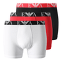 Emporio Armani 3 Pack Boxer Briefs - Black/Red/White