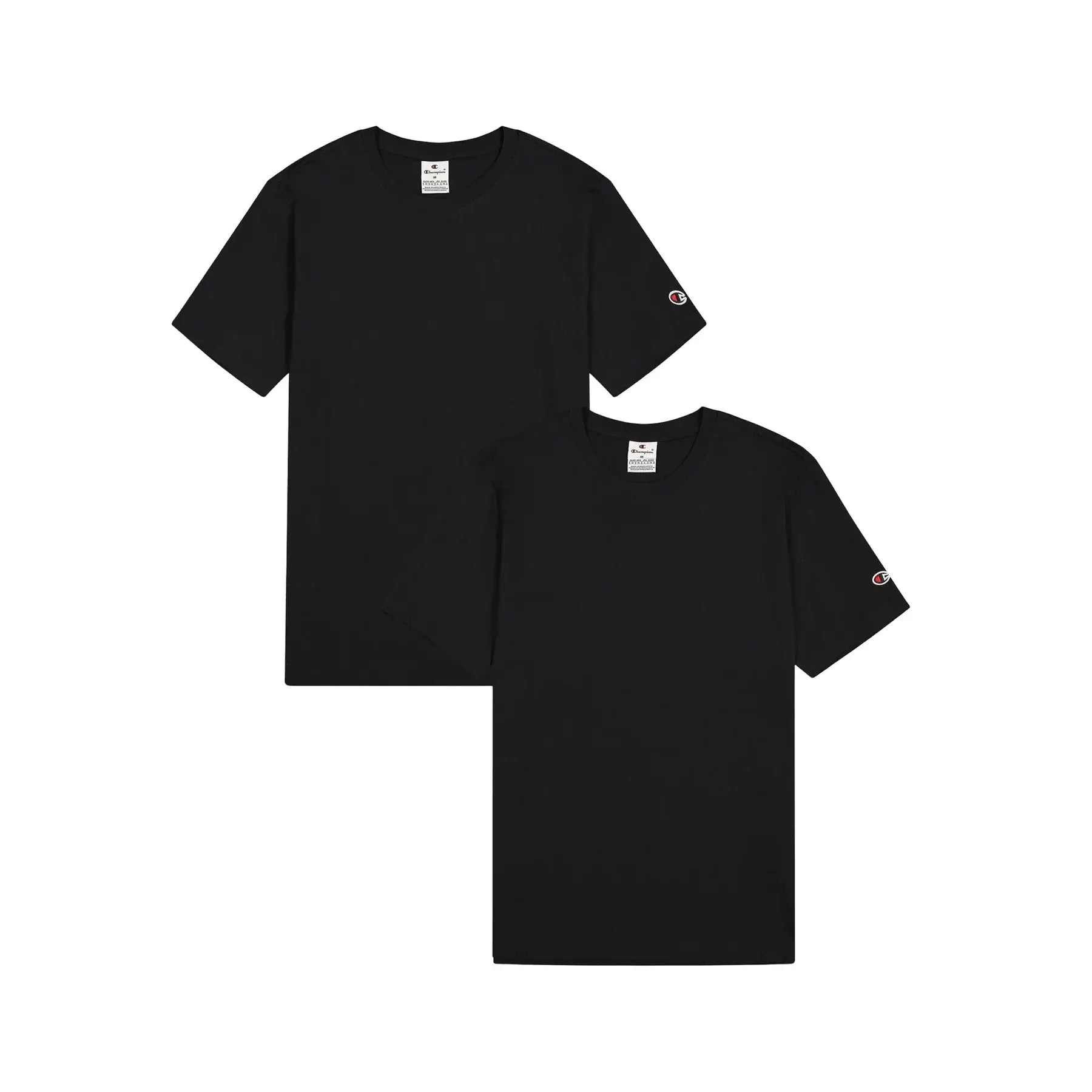Champion Pack of 2 T-Shirts with Short Sleeves - Black