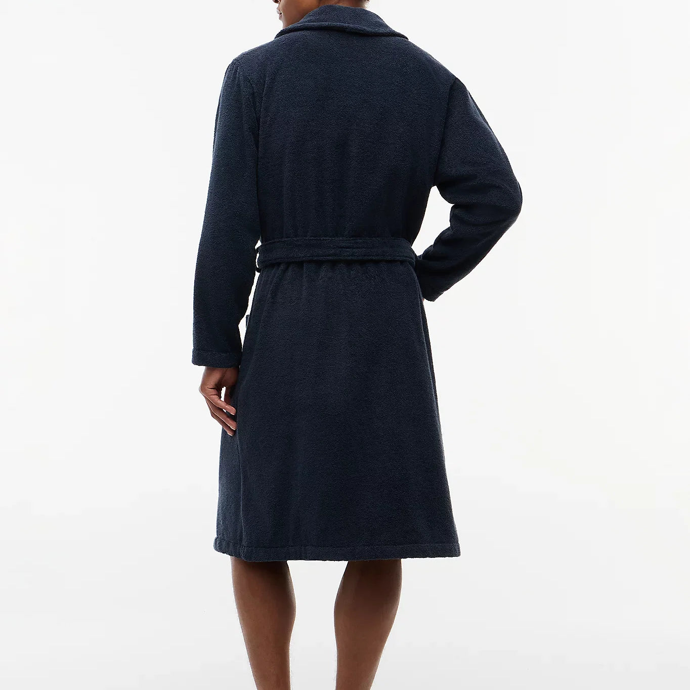 Tommy Hilfiger Cotton Towelling Bathrobe Navy Blazer