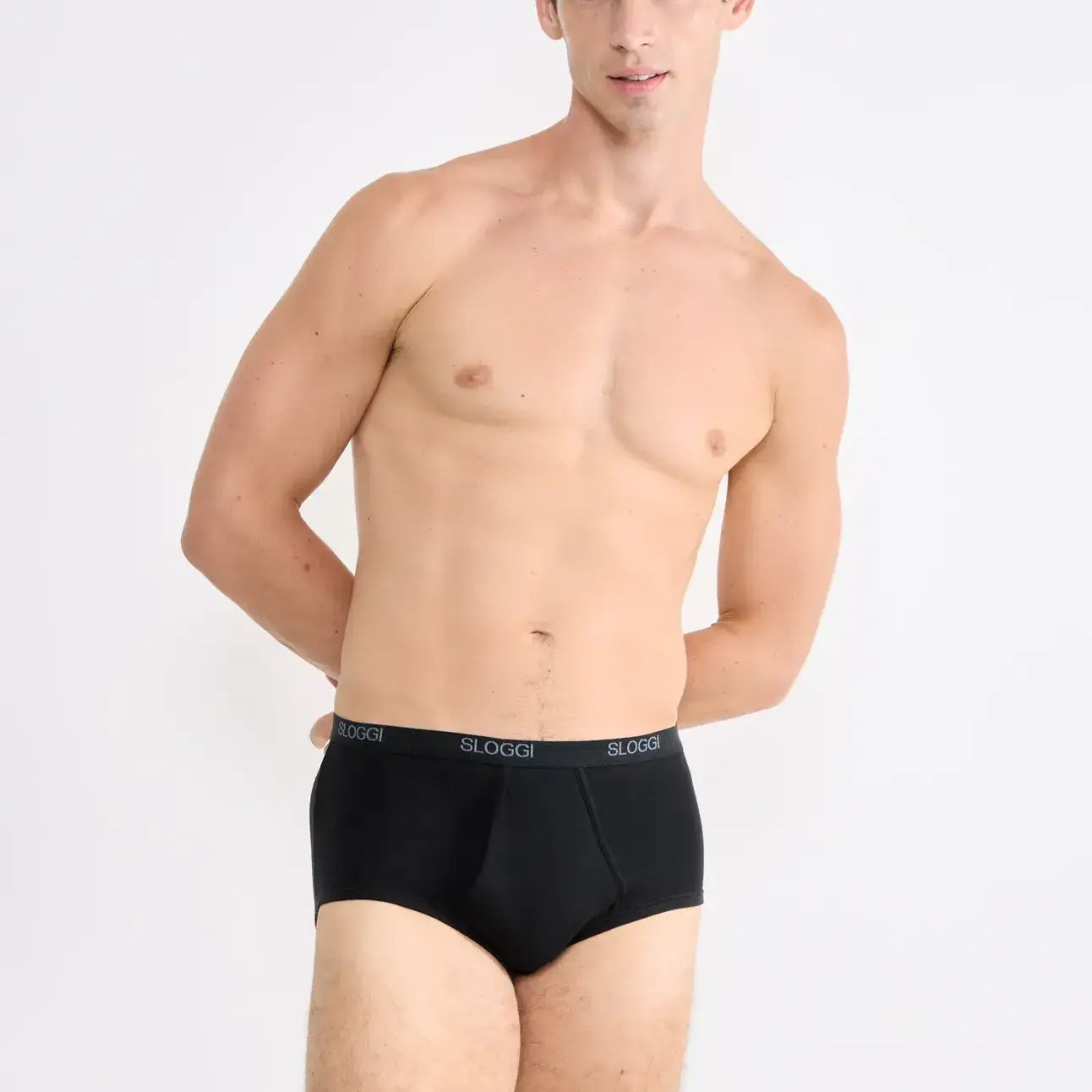Sloggi Men's 2 Pack Maxi Briefs - Black