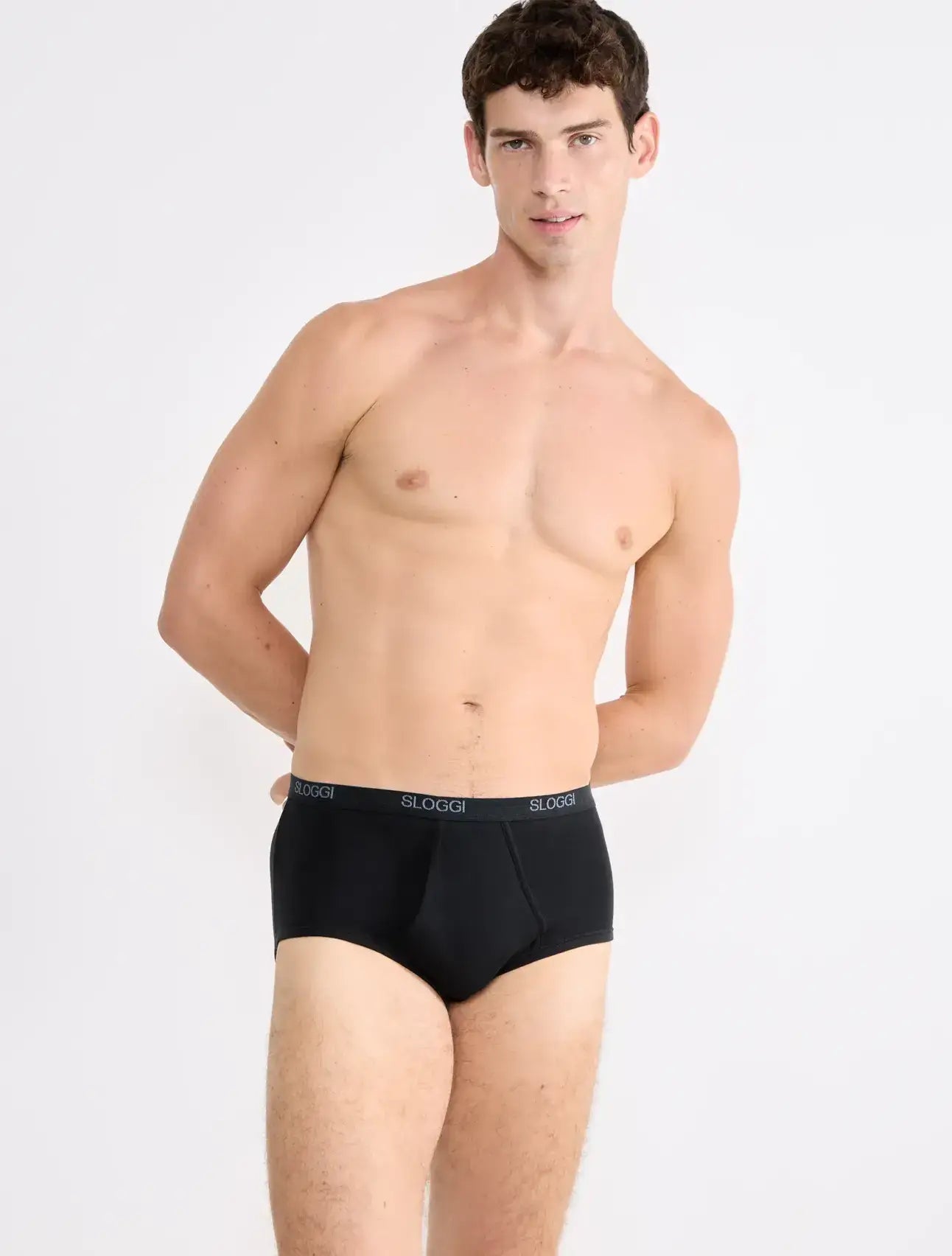 Sloggi Men's 2 Pack Maxi Briefs - Black