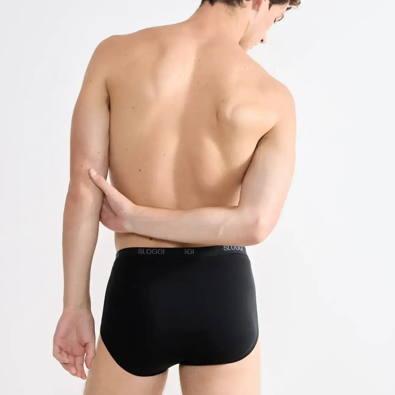 Sloggi Men's 2 Pack Maxi Briefs - Black