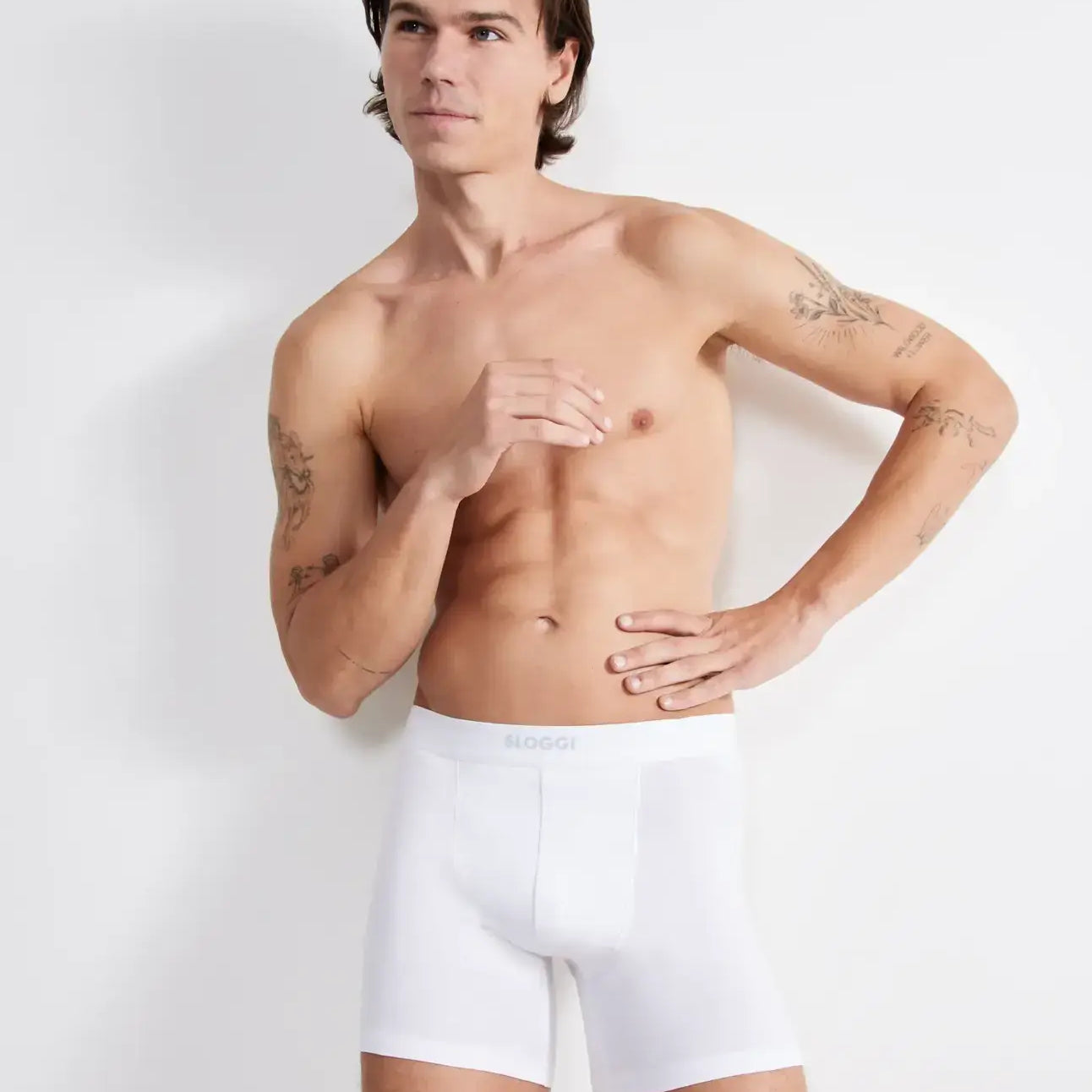 Sloggi Men's EVER Ease 2 Pack Boxer Briefs - Shorts, White