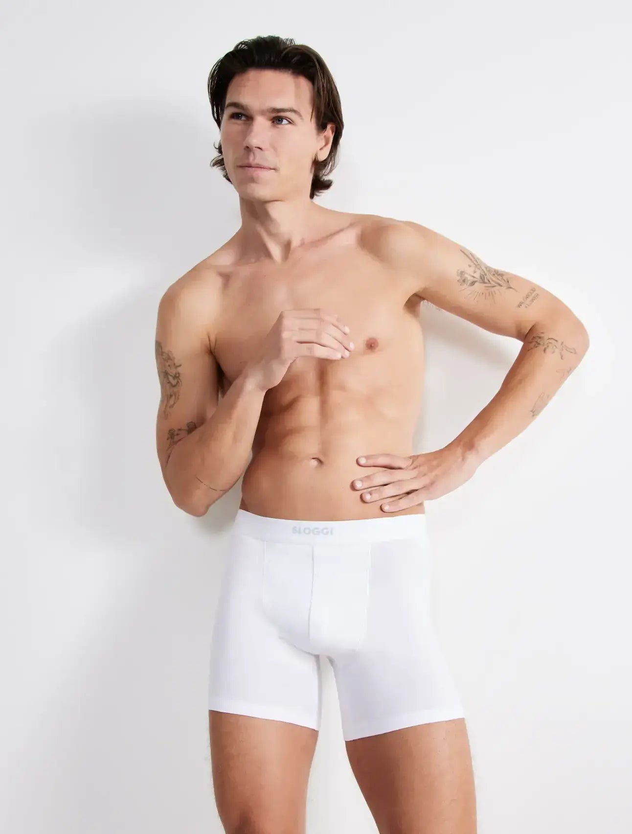 Sloggi Men's EVER Ease 2 Pack Boxer Briefs - Shorts, White