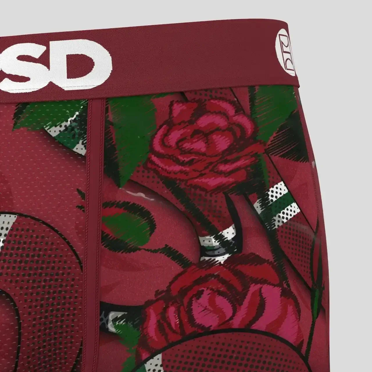 PSD Men's Kingsnake 7" Boxer Briefs - Burgundy