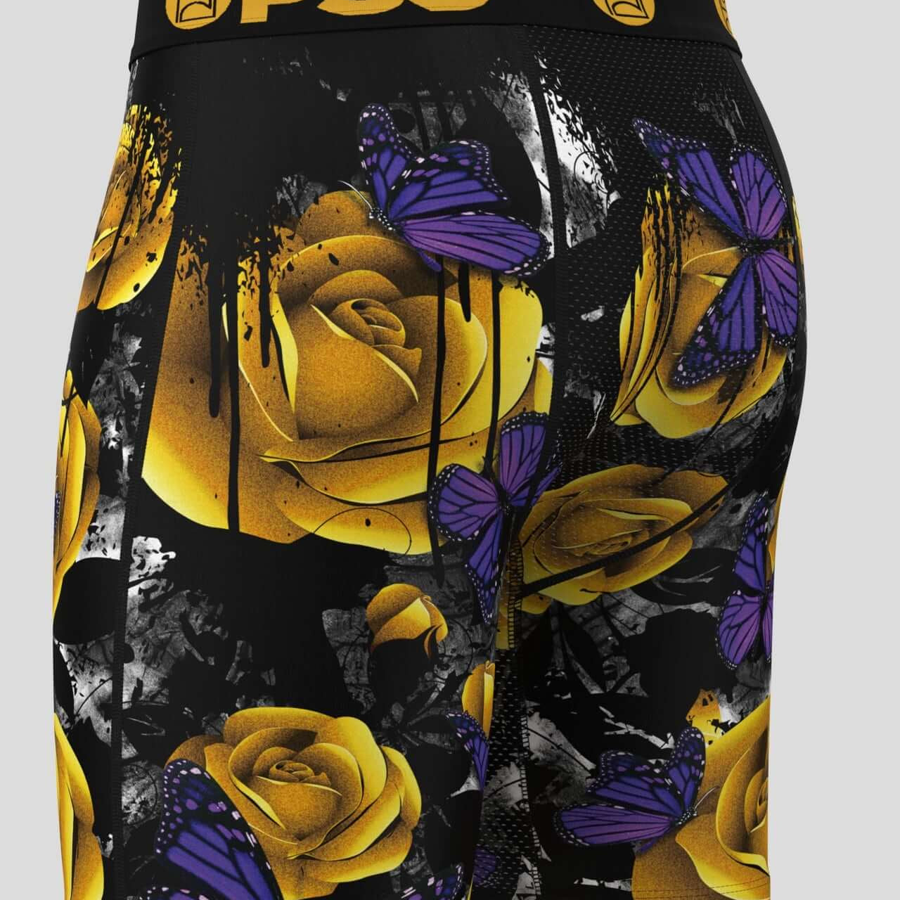PSD 7" Boxer Briefs - Breathable MicroMesh Pouch, Golden Flight