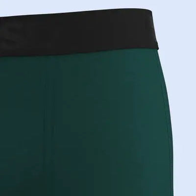 PSD Luxe Modal 7" Boxer Briefs – Solid Green, Ultra-Soft Breathable Fit