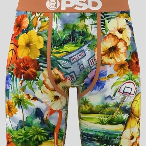 PSD Hawaiian Baller Men’s 7" Performance Boxer Briefs – MicroMesh Pouch - image 2