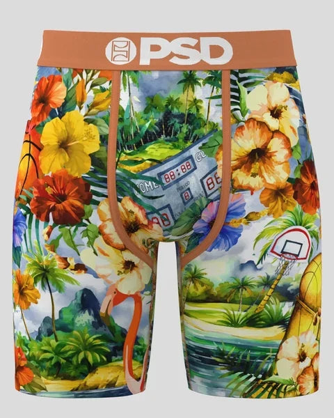 PSD Hawaiian Baller Men’s 7" Performance Boxer Briefs – MicroMesh Pouch - image 2