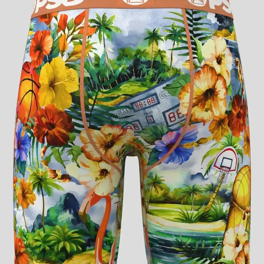 PSD Hawaiian Baller Men’s 7" Performance Boxer Briefs – MicroMesh Pouch - image 4