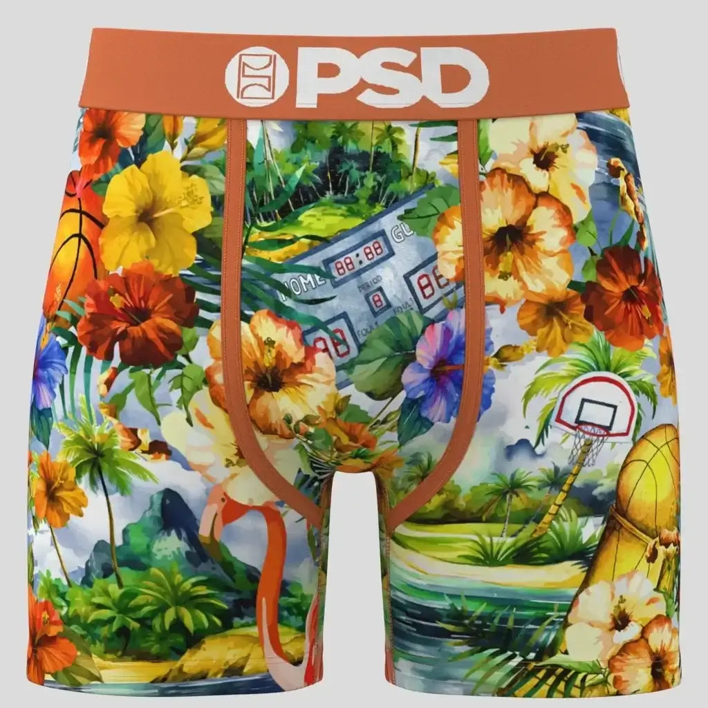 PSD Hawaiian Baller Men’s 5" Performance Boxer Briefs – Anti-Chafe Stretch - image 2