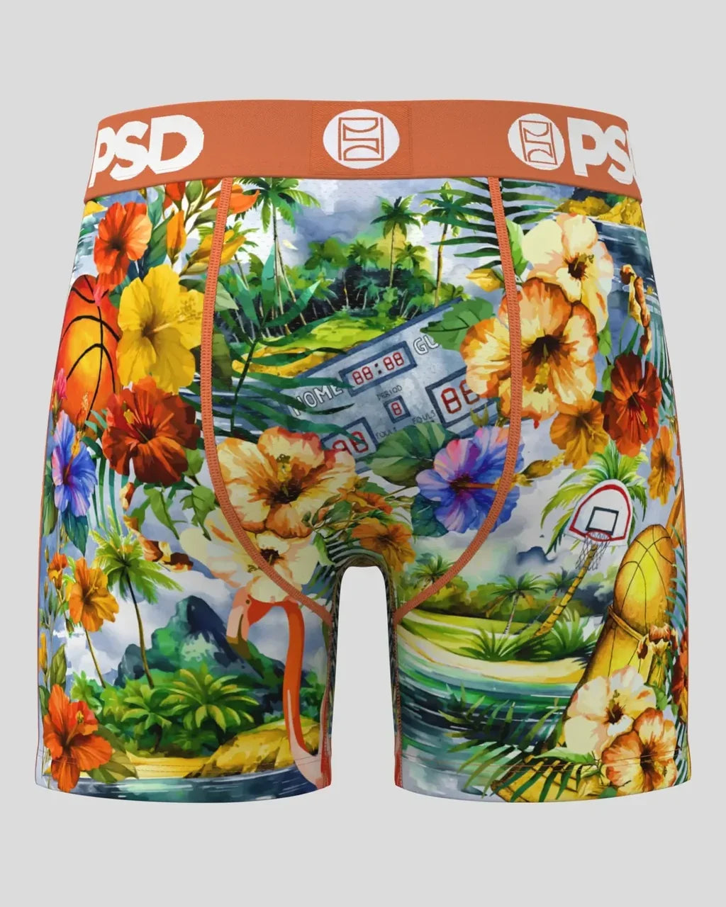 PSD Hawaiian Baller Men’s 5" Performance Boxer Briefs – Anti-Chafe Stretch - image 4