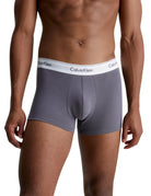 Calvin Klein 3 Pack Trunks Modern Cotton - Phanthom / Cinnabar / Rabbit