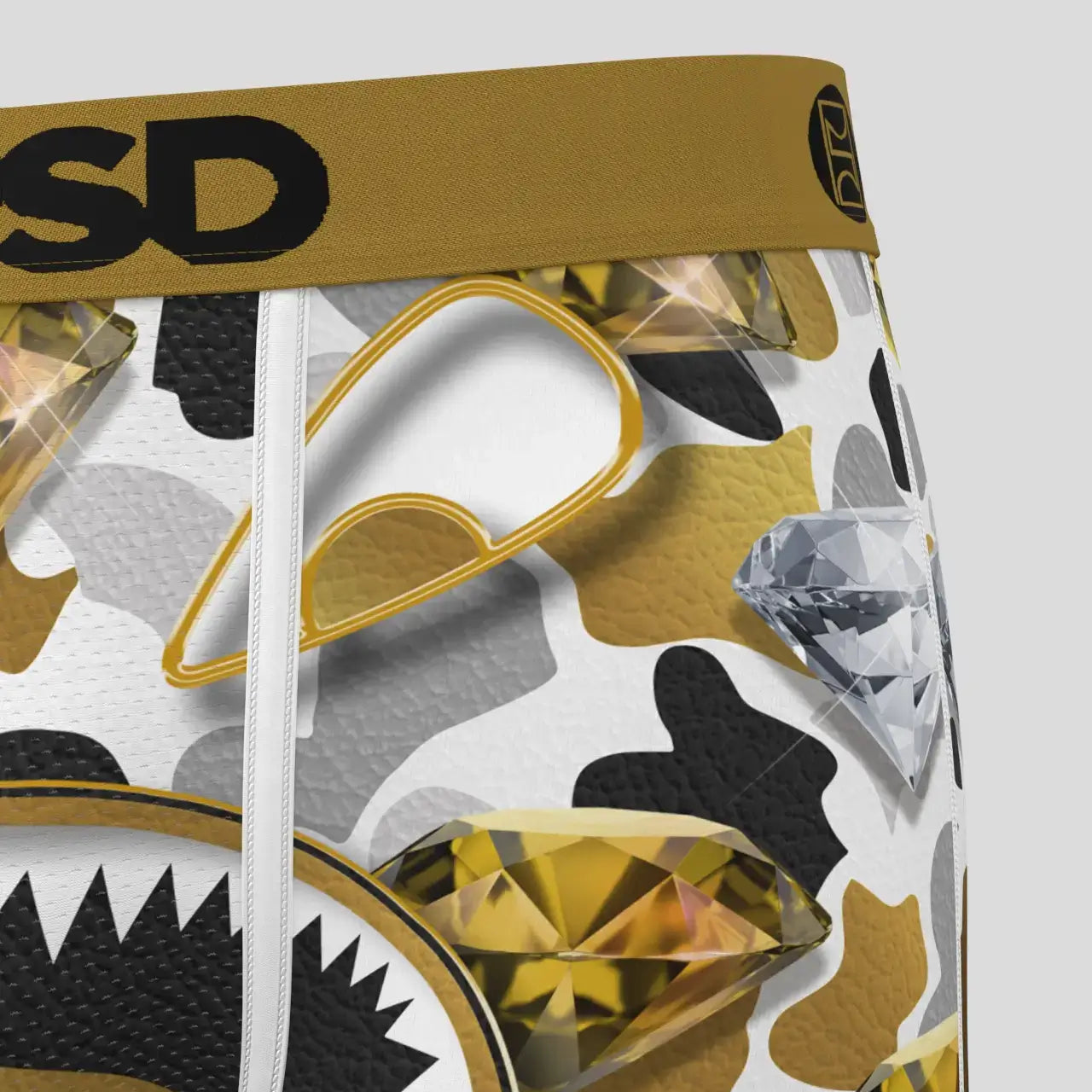 PSD Men's 7" Boxer Briefs - WF Gold