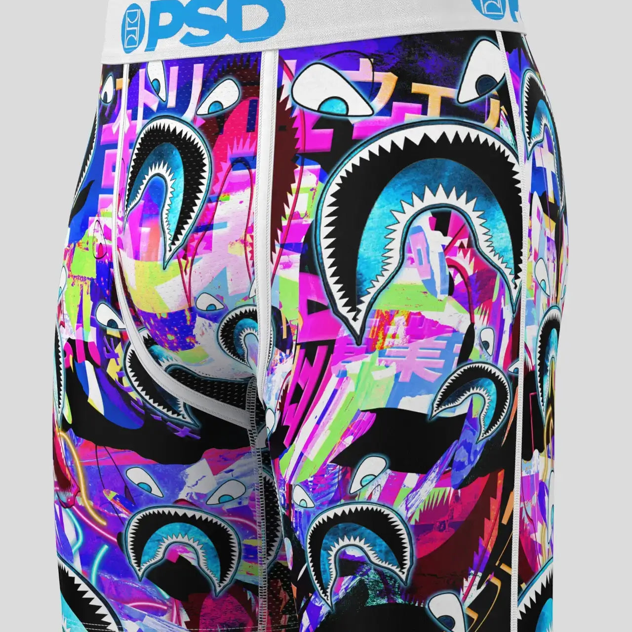 PSD Men's 7" Boxer Briefs - WF Shark Glitch
